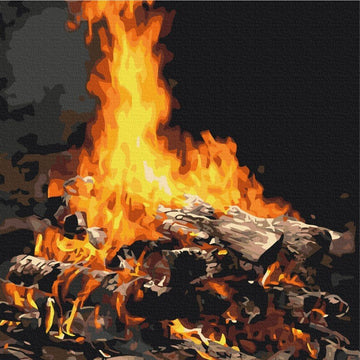 Feuer - Mein Malen nach Zahlen