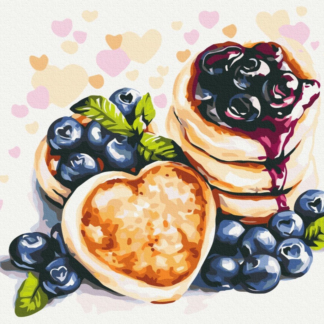 Früchte & Essbares - Mein Malen nach Zahlen