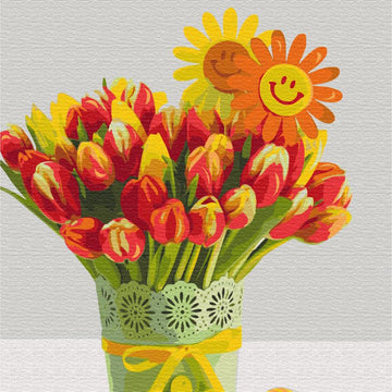 Frühling - Mein Malen nach Zahlen