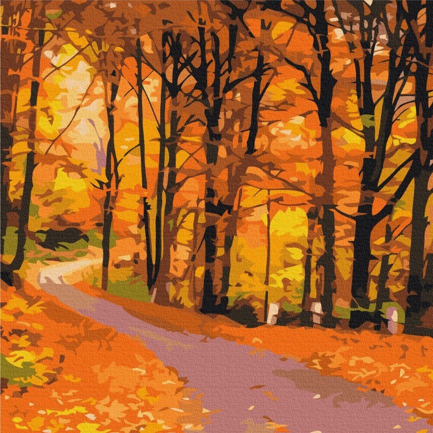 Herbst - Mein Malen nach Zahlen