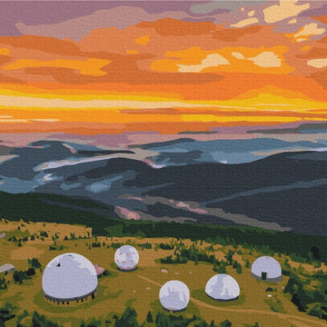 Morgen & Abenddämmerung - Mein Malen nach Zahlen