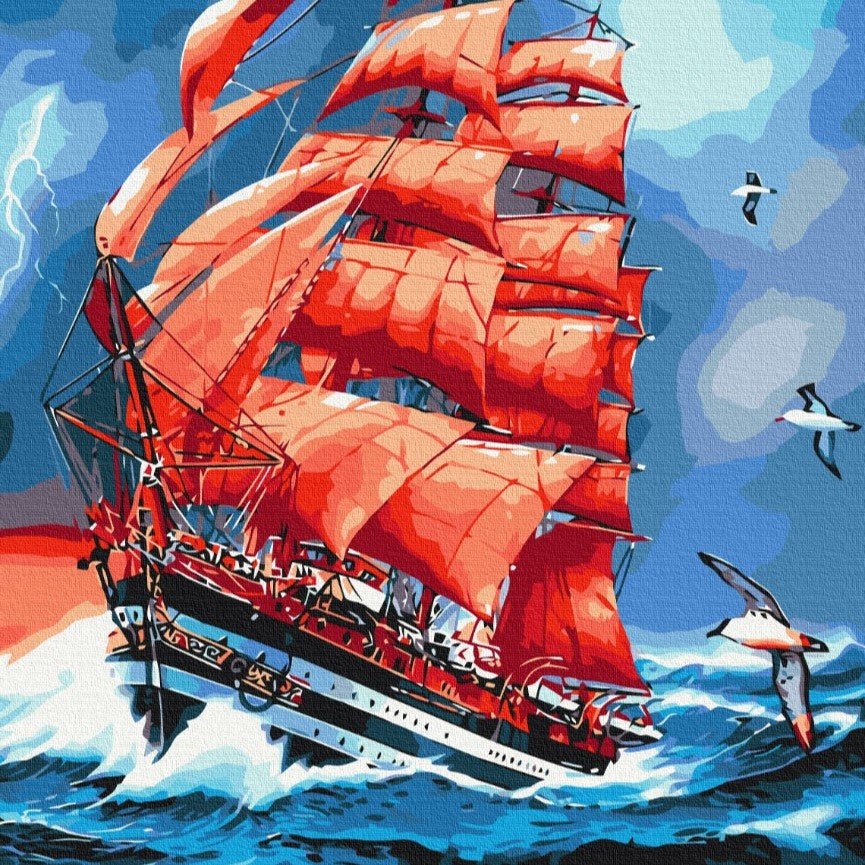 Schiffe & Boote - Mein Malen nach Zahlen