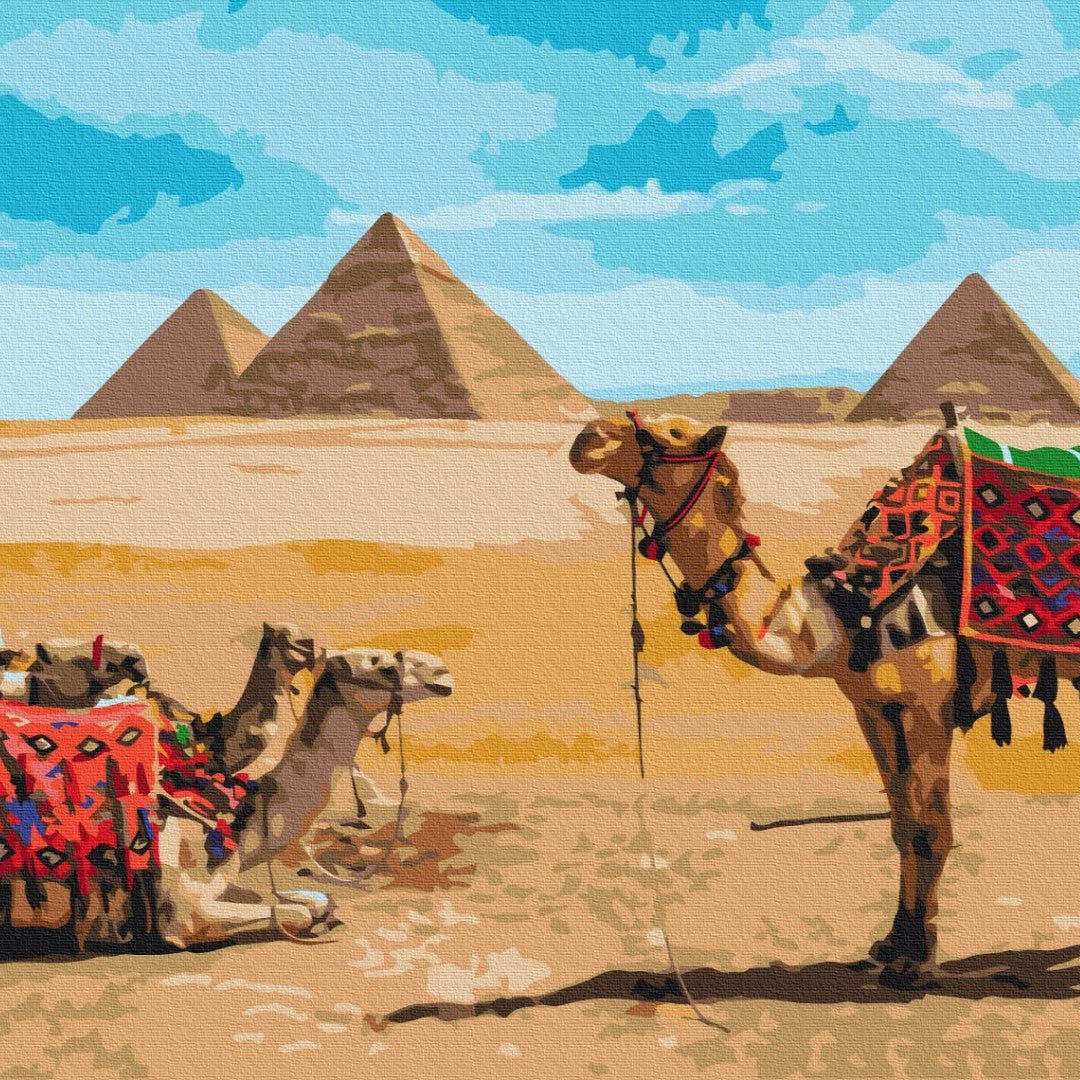 Sehenswürdigkeiten - Mein Malen nach Zahlen