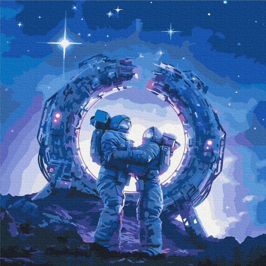 Weltraum - Mein Malen nach Zahlen