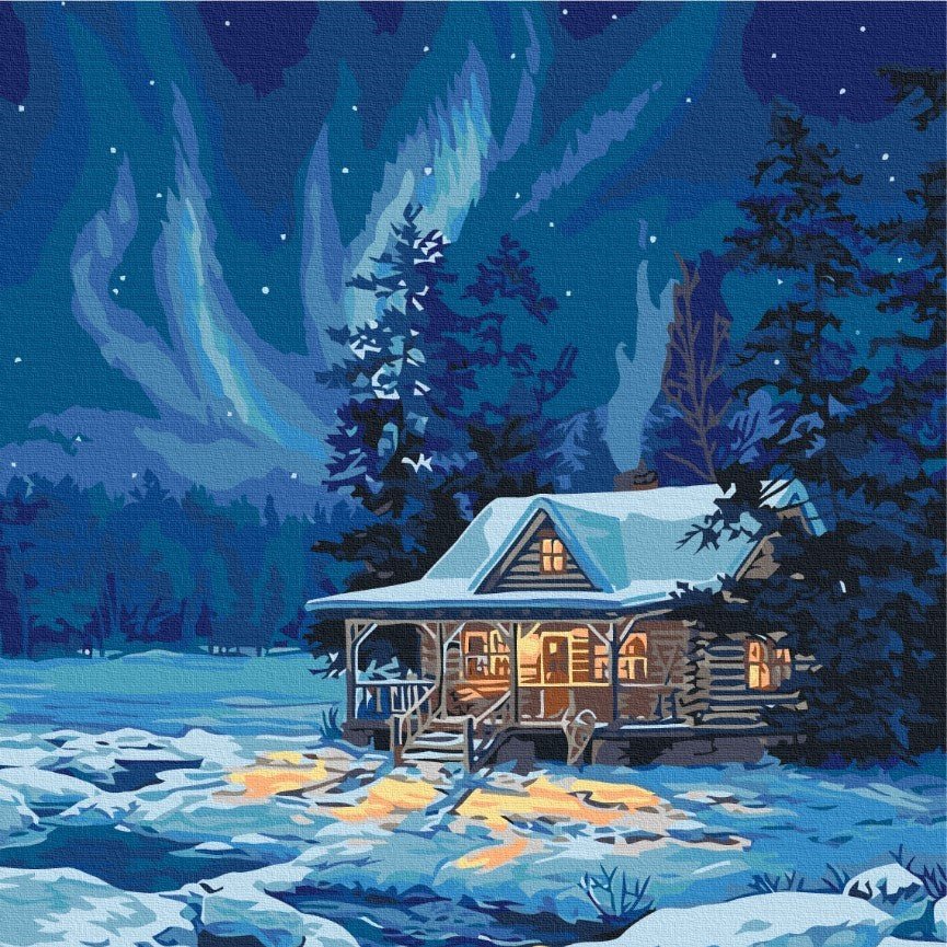 Winter - Mein Malen nach Zahlen