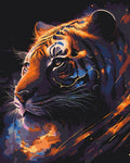 Malen nach Zahlen Motiv - Tiger-Sternzeichen
