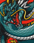 Malen nach Zahlen Motiv - Königlicher Drache