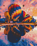 Malen nach Zahlen Motiv - Auflassen der Ballons