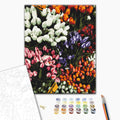 Tulpenmesse - Malen nach Zahlen Bild auf Leinwand mit Pinseln und Farben