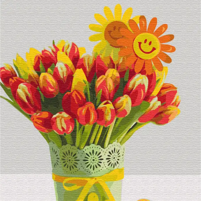 Malen nach Zahlen Frühling Kollektion