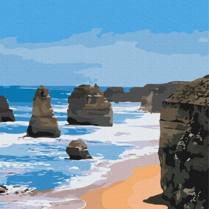 Malen nach Zahlen Strand Kollektion