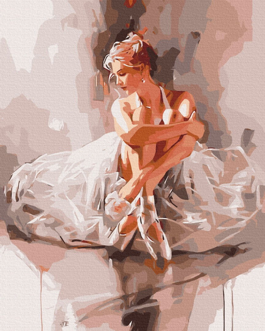 Malen nach Zahlen Motiv - Ballerina der Zärtlichkeit