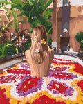 Malen nach Zahlen Motiv - Die Blume von Bali