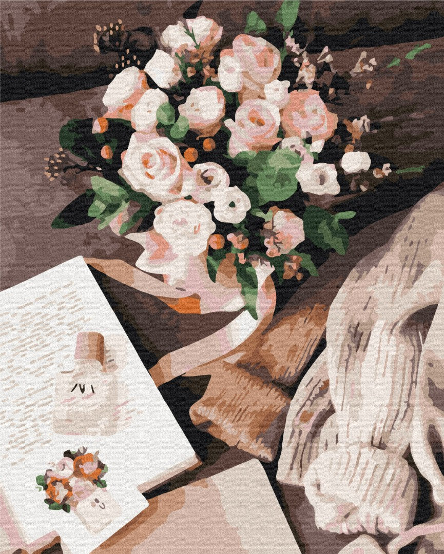 Malen nach Zahlen Motiv - Der Duft von Blumen