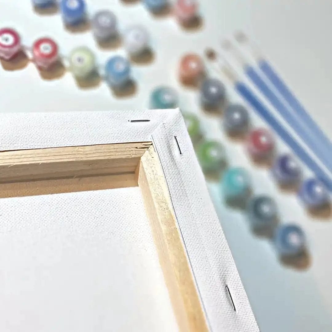 Die Kunst der Harmonie Nr. 2 - Malen nach Zahlen Leinwand mit Rahmen